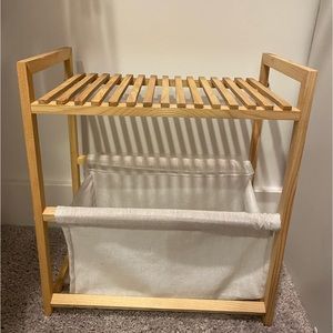 small storage table.